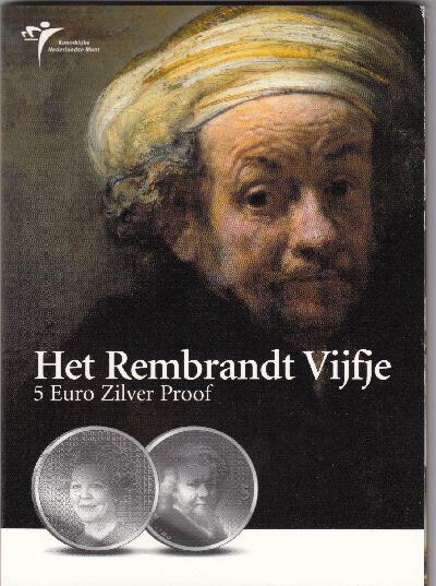 Beschrijving: 5 Euro REMBRANDT ORIGIN PACKACE
